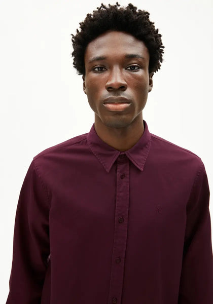 Armend Angels Giaalo Shirt - Dark Cranberry (Burgundy)