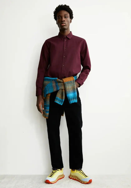 Armend Angels Giaalo Shirt - Dark Cranberry (Burgundy)