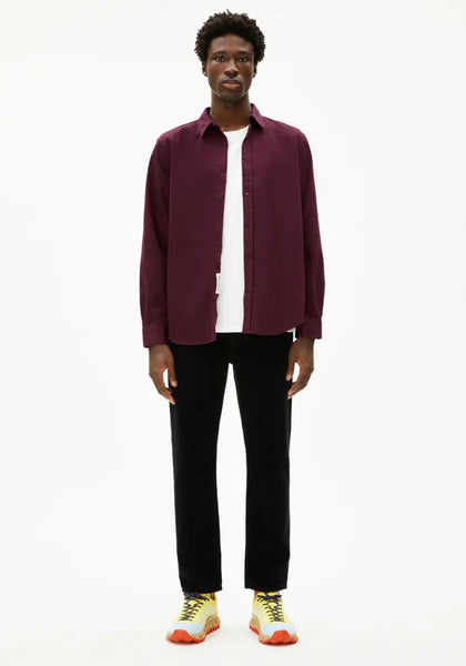 Armend Angels Giaalo Shirt - Dark Cranberry (Burgundy)