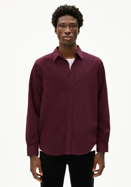 Armend Angels Giaalo Shirt - Dark Cranberry (Burgundy)