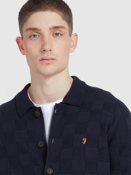 Farah Trinity Cardigan - True Navy