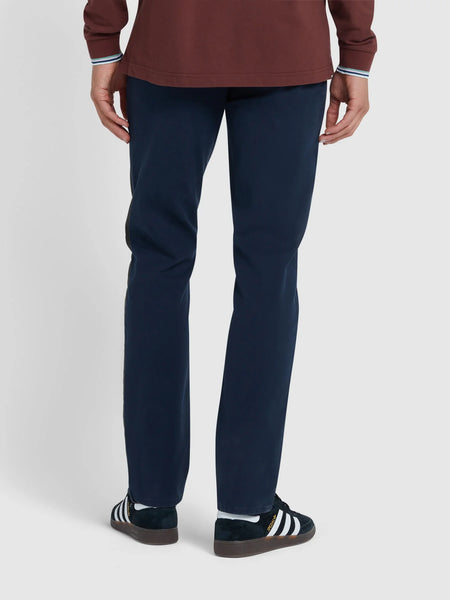 Farah Elm Slim Fit Chinos - True Navy