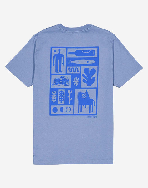 Olow Essentials Tee - Azure Blue