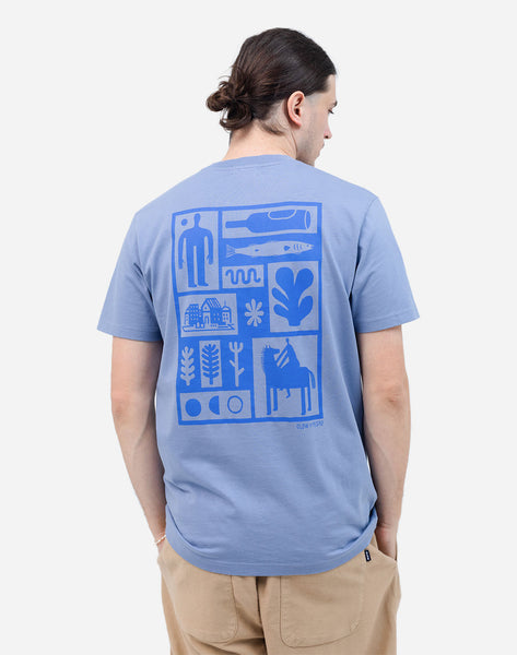 Olow Essentials Tee - Azure Blue