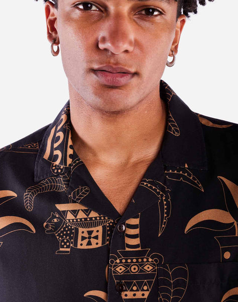 Olow Aloha S/S Shirt - Ceramic Pots