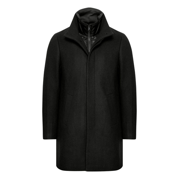 Matinique Harvey Wool Coat - Black