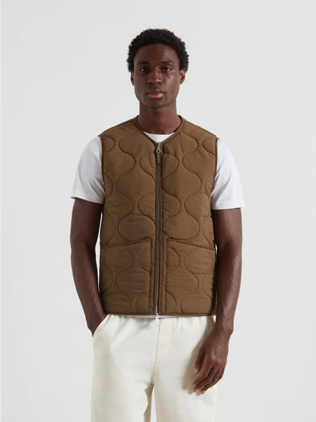 Farah Campbell Vest Gilet - Clove Brown