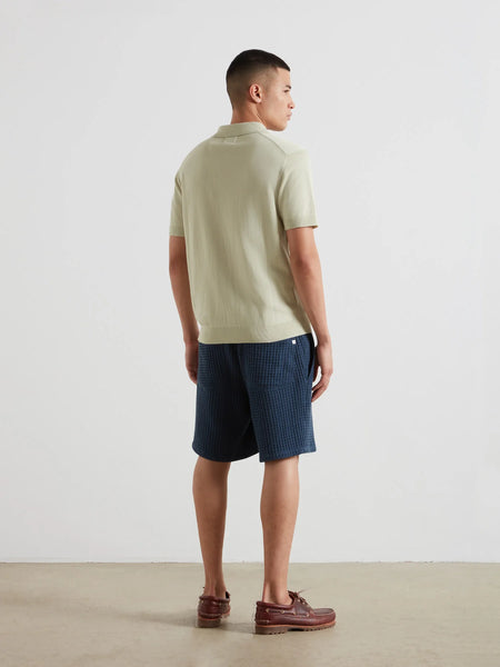 Farah Poplar Knitted Polo - Soft Green
