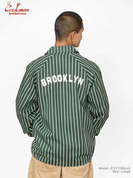 Cookman  "Brooklyn Eagles" Delivery Jacket - Dark Green
