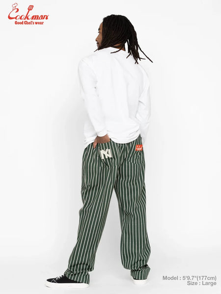 Cookman Semi Wide Chefs Pants - Brooklyn Eagles - Dark Green