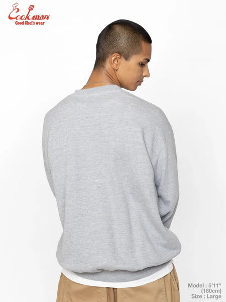 Cookman Arch Logo Sweatshirt - Heather Grey