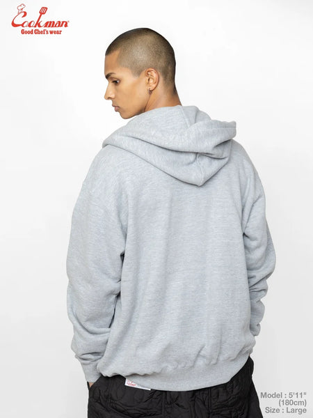 Cookman Chef Hat LA Zip Hoodie - Heather Grey