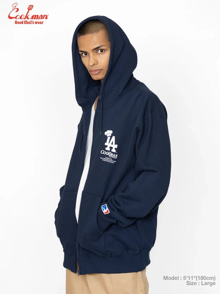 Cookman Chef Hat LA Zip Hoodie - Navy
