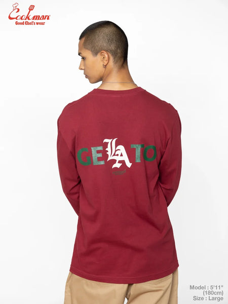 Cookman L/S Gelato Tee - Wine