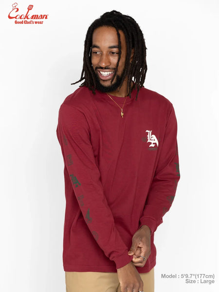 Cookman L/S Gelato Tee - Wine
