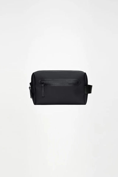 Rains 2 Zip W3 Washbag - Black