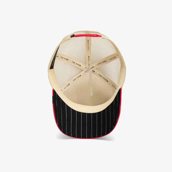 Goorin Bros. The Venom Snake Trucker Cap - Beige/Red