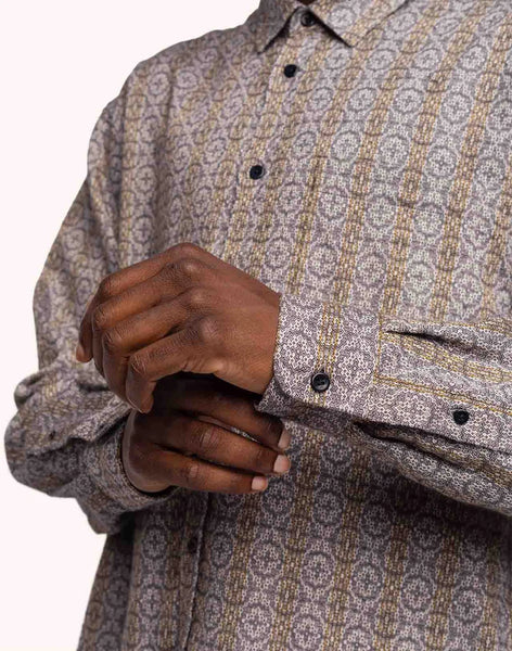 Olow L/S Nago Shirt - Visakha - Grey