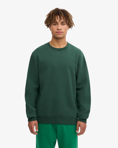 Colorful Standard Organic Mens Sweatshirt - Emerald Green