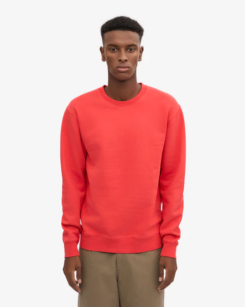 Colorful Standard Sweatshirt - Red Tangerine