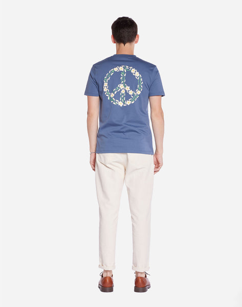 OLOW Peace Tee - Carbon Blue