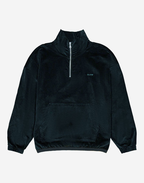 Olow Bangor Half Zip Sweat -  Forest Green