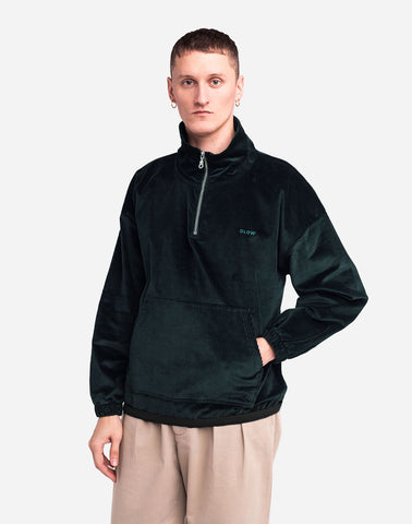 Olow Bangor Half Zip Sweat -  Forest Green