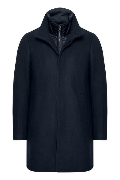 Matinique Harvey N Wool Coat - Dark Navy