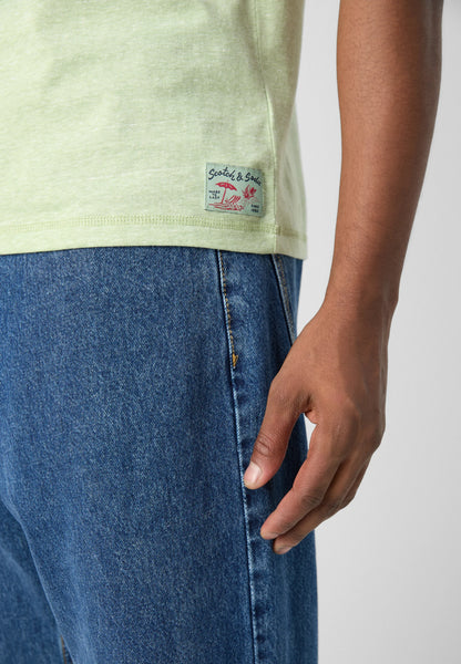 Scotch & Soda Melange Tee - Pistachio