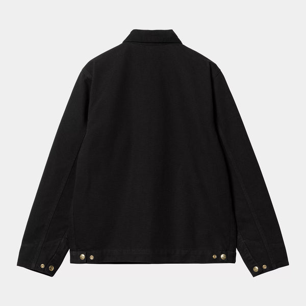 Carhartt Detroit Jacket (Summer) - Black/Black Rinsed