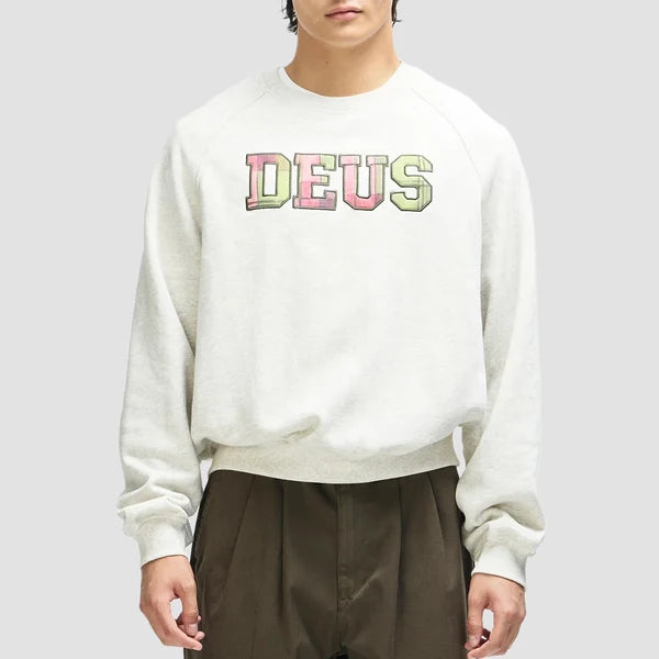 Deus Ex Machina Cage Crew - Light Grey Marle