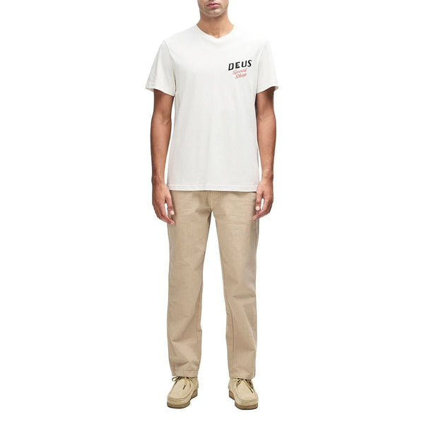 Deus Ex Machina Dog Leg Tee - Dirty White