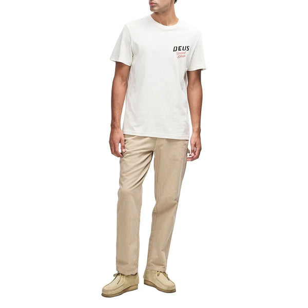 Deus Ex Machina Dog Leg Tee - Dirty White