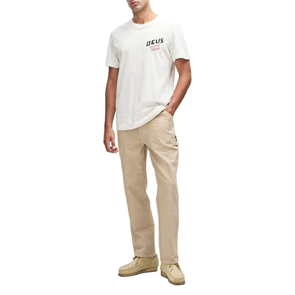 Deus Ex Machina Dog Leg Tee - Dirty White