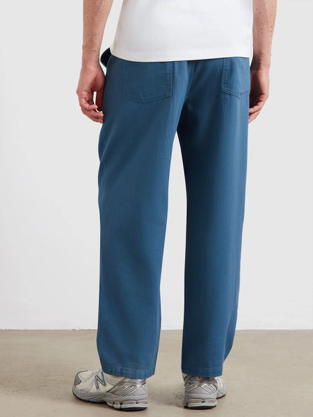 Farah Greenport Drawstring Trousers - Blue Tide