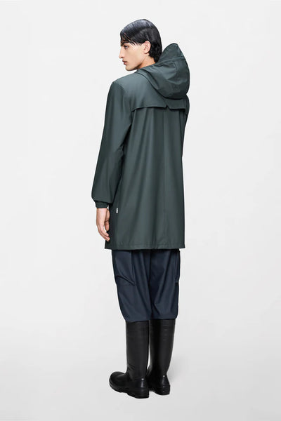 Rains Long Stormbreaker Jacket - Dark Grey
