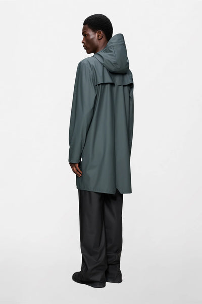 Rains Long Jacket W3 - Dark Grey