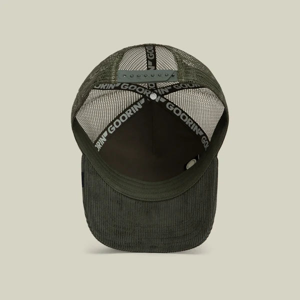 Goorin Bros. Corduroy Tuff Trucker Cap - Olive