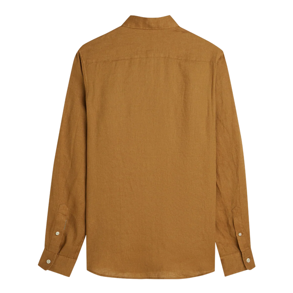 Scotch & Soda Core Linen L/S Shirt - Cathay Spice