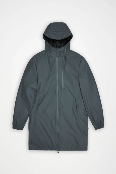 Rains Long Stormbreaker Jacket - Dark Grey
