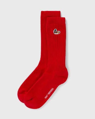 Edmmond Studios Duck Socks - Red