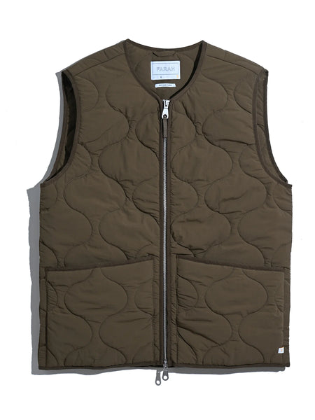 Farah Campbell Vest Gilet - Clove Brown