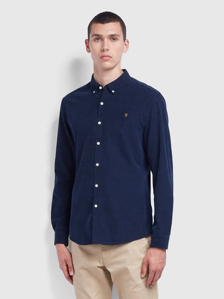 Farah Fontella Cord Shirt - True Navy
