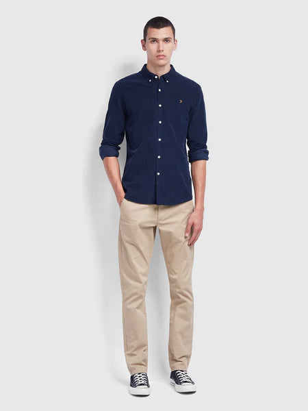 Farah Fontella Cord Shirt - True Navy