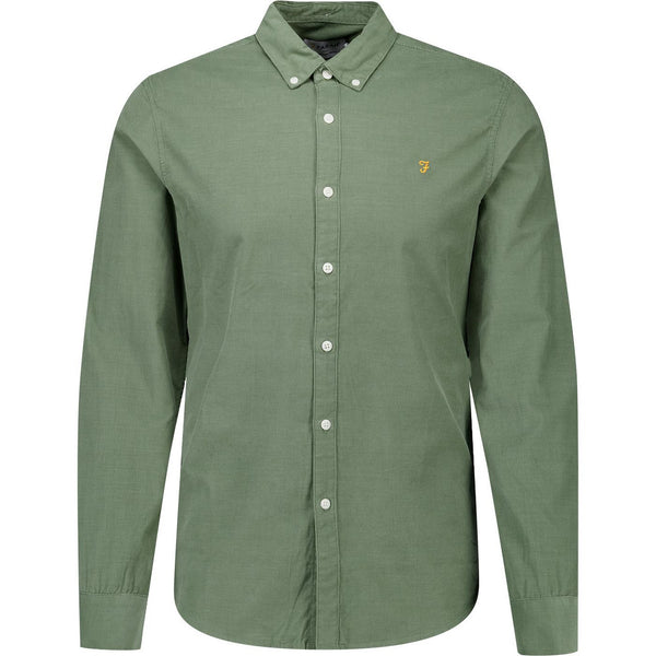 Farah Fontella Cord Shirt - Tarragon