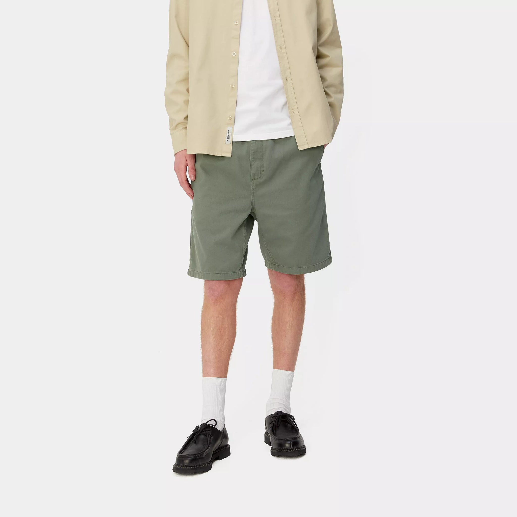Carhartt Flint Short Moraga Twill - Park (Garment Dyed)