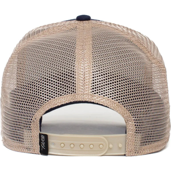 Goorin Bros Rooster Trucker Cap - Navy/Burgundy