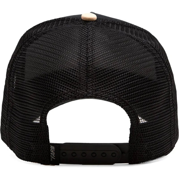 Gooring Bros. The Amigo Trucker Cap - Black/Beige
