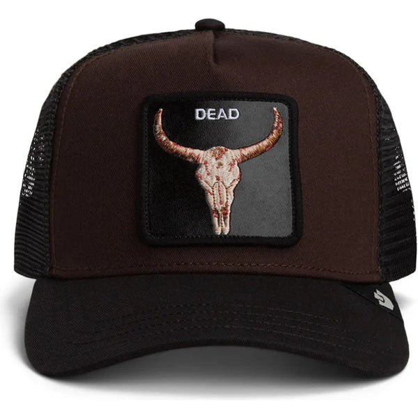 Goorin Bros. Dead Skull Trucker Cap - Black/Brown