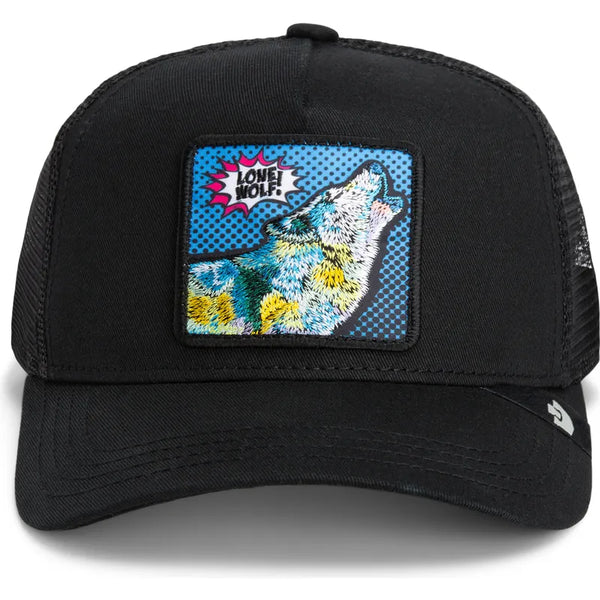 Goorin Bros. Pop Art Lone Wolf Trucker Cap - Black
